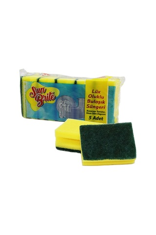 10 Adet Bulaşık Süngeri Oluklu Ergonomik Tutuş, Ovucu Fiber Yüzey, Yüksek Emici Köpük, Mutfak Temizliği, Sponge, Dish Sponge