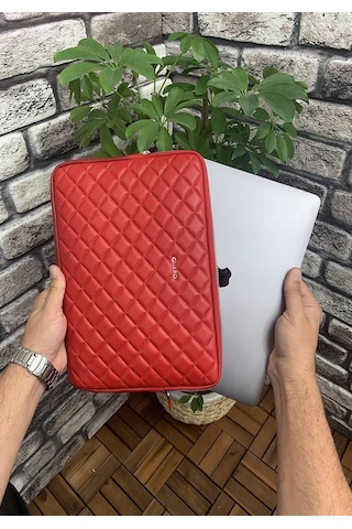 Guard 1852 Kuzu Derisi Kırmızı Apple iPad Uyumlu  Kılıfı