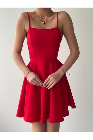 Pole İp Askılı Elbise Altın