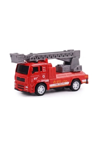 3'lü Metal Çek Bırak İtfaiye Araba Seti - Dayanıklı Diecast Oyuncak İtfaiye Araçları