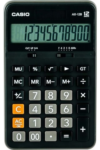 Casio AX-12B Masaüstü 12 Hane Hesap Makinesi