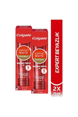 Colgate Optic White Expert Beyazlatıcı Diş Macunu 2 x 75 ML