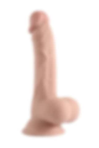 Fastieshop Çift Katmanlı Oynar Derili Realsitik Dildo 19 Cm