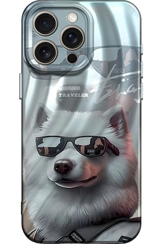 Cosmotex Newface Apple, Uyumlu iPhone 14 Pro Kılıf Crew Desenli Kapak - Köpek