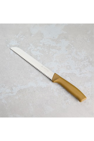 Aryıldız Rexa Tırtıklı Ekmek Bıçak Gold 19 Cm Renkli