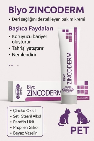 Biyo Zincoderm Deri Bakım Kremi 80 Gr