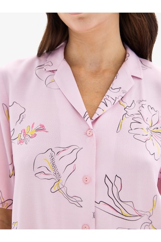 Kadın Pijama Üstü 52022 - Desenli Çok Renkli
