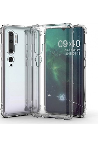 Blogy Note 10 İle Uyumlu Crystal Fit Kılıf Crystal Clear