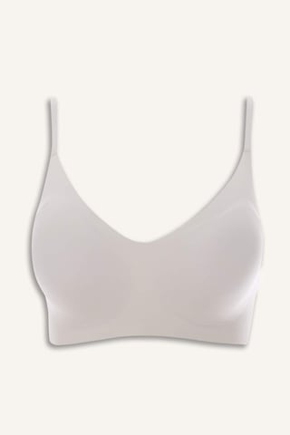 Defacto Çıkarılabilir Kap Çıkarılabilir Pedli Balensiz Görünmez Sütyen D4200AX25SP Ekru