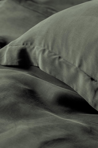 İssimo Jade Moss Vegan İpek Nevresim Takımı Çift Kişilik Yeşil-1839