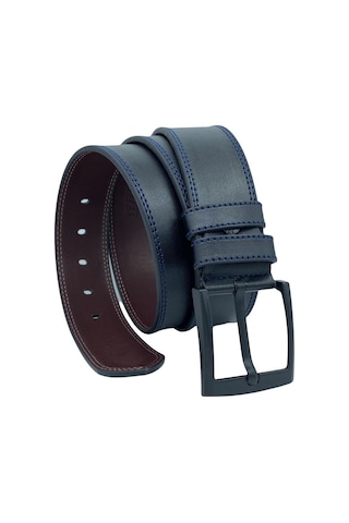 Süzer Deri x 4.5 Cm. Spor Suni Deri Dikişli Model Kemer Siyah (520968916)