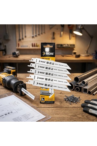5pcs Tilki Kuyruğu - Testere Bıçağı Metal 150mm/1.4mm Bx40