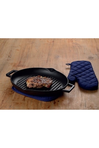 Lava Tava Grill Izgara Döküm Tava 30 CM T5