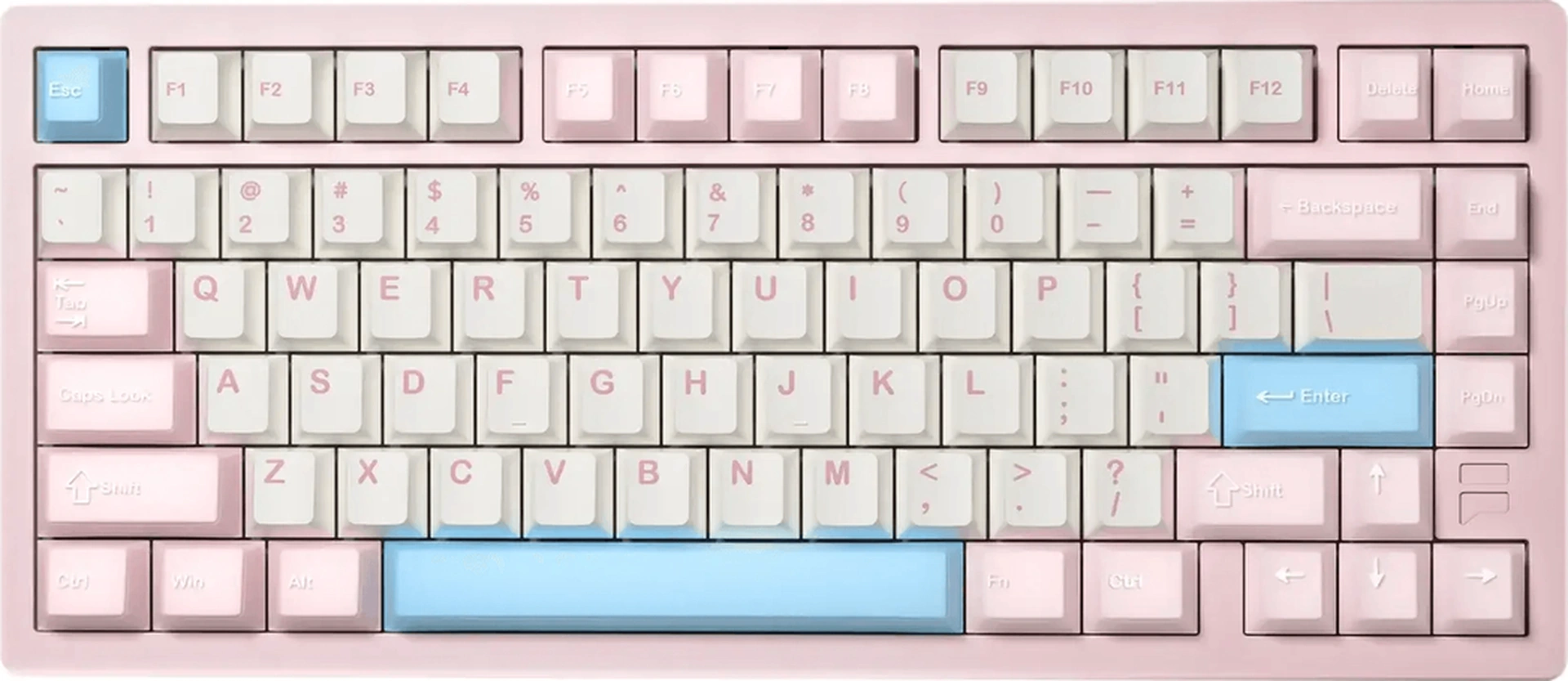 Furycube F75 Pro Alüminyum Mekanik Klavye - Rgb, Hotswap, Kablosuz, Mac/windows Uyumlu, Pembe