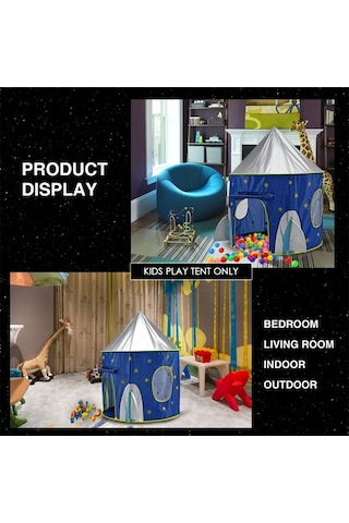 Tongxida Çocuklar Erkek Çocuklar İçin Çadır Oyun Çadırı Mavi Yd26209 Ev Çocukluğu Mavi