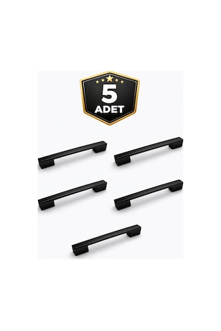 Çift Delikli Siyah 96-128 Mm Metal Köprü Kale Kulp, Lüks Mutfak Mobilya Dolap Çekmece Kulpu 5 Adet Siyah Siyah Çift Delikli Siyah 96-128 Mm Metal Köprü Kale Kulp, Lüks Mutfak Mobilya Dolap Çekmece Kulpu 5 Adet Siyah Siyah