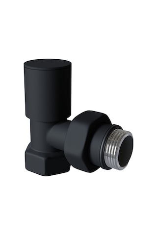 Radyatör Havlupan Vanası Köşe Tip 1/2'' Siyah Metal Volan Radyatör Havlupan Vanası Köşe Tip 1/2'' Siyah Metal Volan