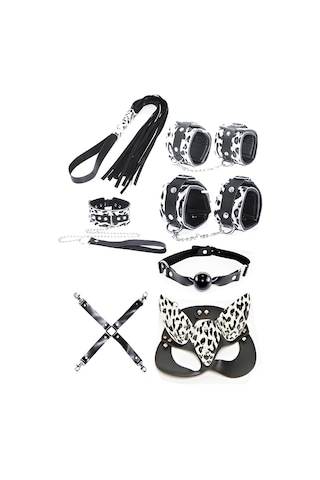 Desenli Fantezi Set Çok Renkli