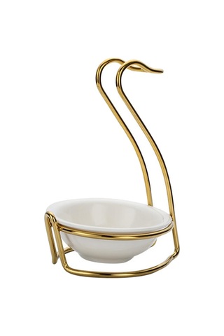 Suntek Ayakta Yemek Dinlenme Restoran Mutfak Hotpot Restoran Kuğu Şekli Altın