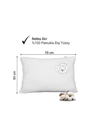 Vionel Home 900 Gr Antialerjik Boncuk Silikon Yastık 4 Açık Bej
