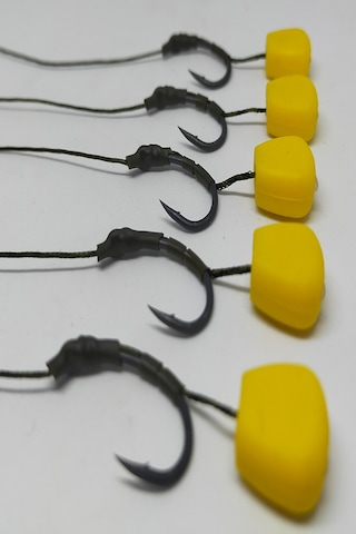 Yüzen Tek Mısırlı Hazır Sazan Rig Takımı ( 5' Li Set)