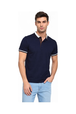 Baglan Erkek Polo Yaka Kısa Kollu Tişört Regular Kalıp T6096 Bgl-st05549 Lacivert