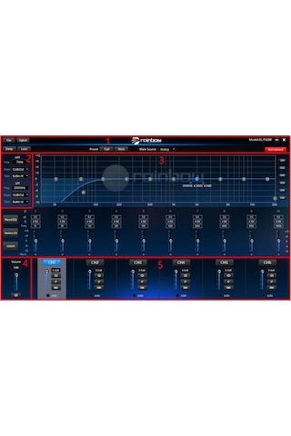 Rainbow El-pa 200 4 Kanal Dsp Amfi 200 Watt
