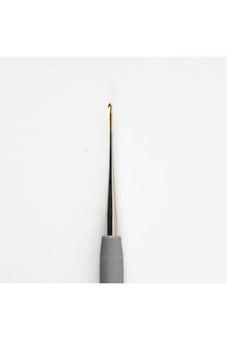 Abarta Tulip Silikon Elastik Saplı Dantel Tığ No:18 & 0.70mm-gri