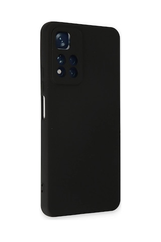 Newface - 612 - Xiaomi Redmi Note 11 Pro Plus 5g Kılıf Nano İçi Kadife Silikon - Csmo-tex - - Siyah Sıyah