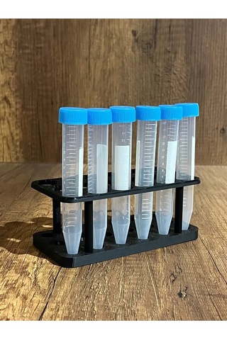 15ml Falkon Minimal Deney Tüpü Standı 6 3 Tüpler Görsel Amaçlıdır