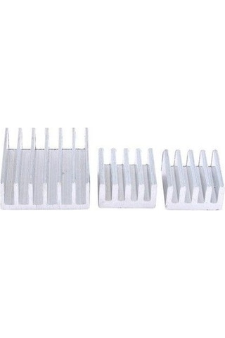 Alüminyum Mini Soğutucu Seti Heatsink 3'lü Arduino Rasberry Pi