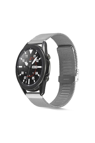 Galaxy Watch 46mm Uyumlu Krd-45 22mm Metal Zore Kordon-rose Gold