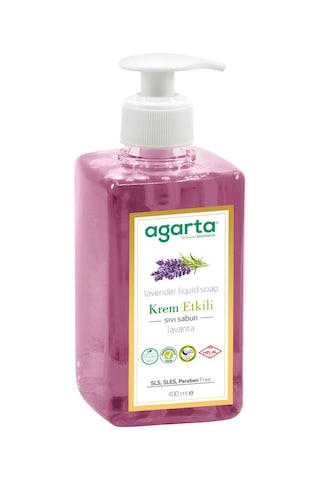 Agarta Doğal Krem Etkili Lavanta Sıvı Sabun 400 ML