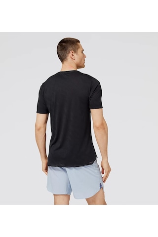 New Balance Erkek T-shırt Mt23281-bk Mt23281-bk Siyah