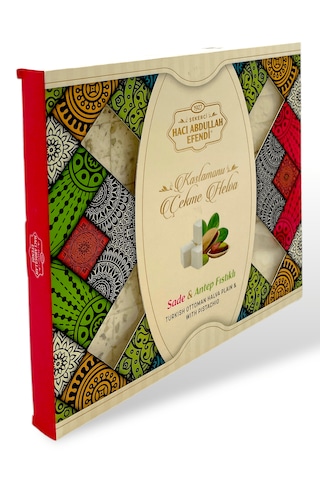Şekerci Hacı Abdullah Efendi Kastamonu Çekme Helva Sade ve Antep Fıstıklı 400 G