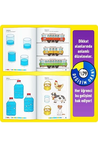 Adeda 3-6 Yaş Easy Dikkati Güçlendirme Kitabı B
