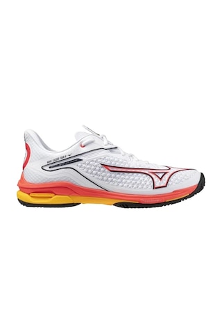 Mizuno Wave Exceed Tour 6 Ac Erkek Tenis Ayakkabısı Beyaz / Turuncu Çok Renkli