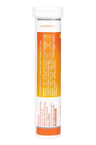 Vitamin C Çinko Vitamin D3 Portakal Aromalı Efervesan Tablet 5 x 20 Adet 