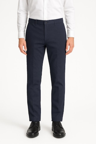 Classics Men Captiva Klasik Fit Likralı Erkek Kanvas Pantolon - 7413 Lacivert