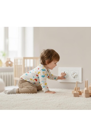 İdeal Baby Priz Kapağı 6 Lı Paket - Çocuk Güvenliği Ürünü Çok Renkli