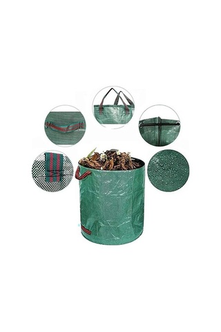 Ebitda Dayanıklı Dokuma Malzemeli Büyük Bahçe Yaprak Çöp Torbası 3 Adet, Uzun Süre Kalıcı, Yüksek Kapasite, Bahçe Ve Ev İşle