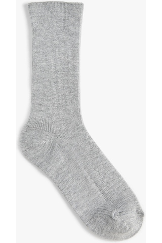 Koton Uzun Soket Çorap Kırçıllı Yumuşak Dokulu Gri 4wak80146aa 4WAK80146AA031 Gri