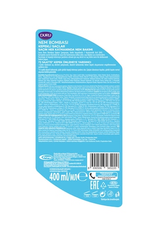 Duru Nem Bombası Kepeğe Karşı Şampuan 400 Ml&duru Body Scrub Ice Light Duş Jeli&emotion Deodorant Kepekli