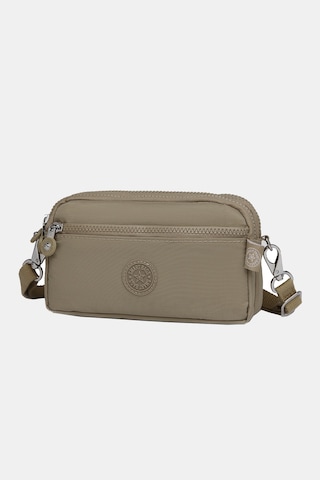 Smart Bags Minik Boy Su Geçirmez Krınkıl Kumaş Telefon Ve Postacı Çantası Açık Kahve Kahverengi