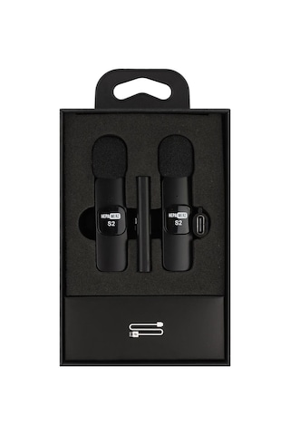 Hepa Merz S2 İphone Ve Type C Uyumlu Kablosuz İkili Yaka Mikrofonu Youtube Facebook Tiktok Vlog