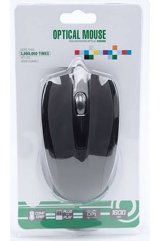Wozlo G-109-E 1600 DPI Ergonomik USB Optik Kablolu Mouse