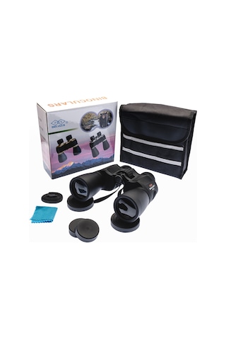 Breaker 7x50 Wd2 Çift Göz Ayarlı Profesyonel El Dürbünü - 1000m/5 Siyah