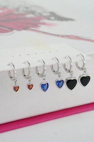 Kadın Vip Ser Kalp Model 6'lı Küpe Seti 001