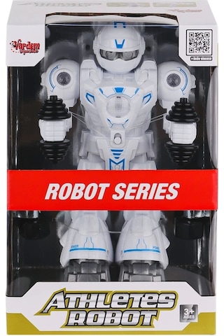 Df-6026 Işıklı Ve Müzikli Hareketli Atletik Sporcu Robot -vardem Oyuncak