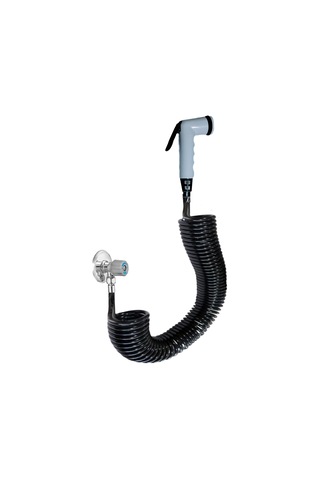 Plasyay Spiral Hasta Engelli Yaşlı Yıkama İnce Yeni Siyah 5 Metre